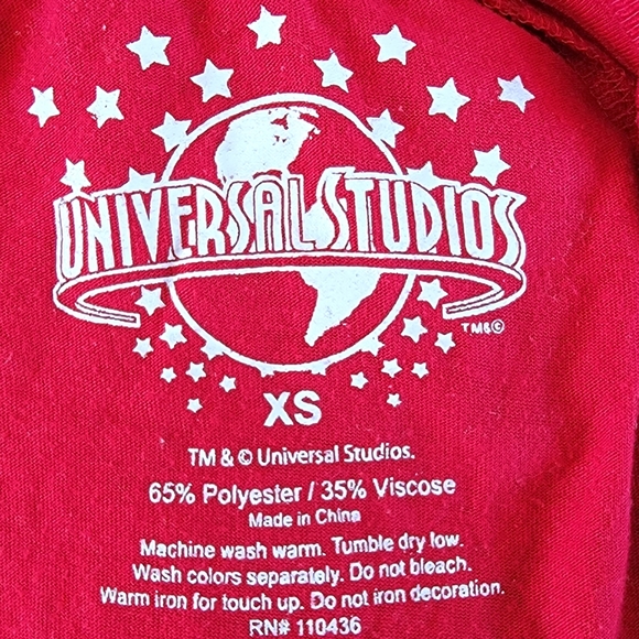 Betty Boop Universal Studios Red Women's T-shirt Graphic Tee - Picture 5 of 6